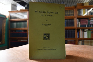 Die politische Lage im Reich und in Baden.