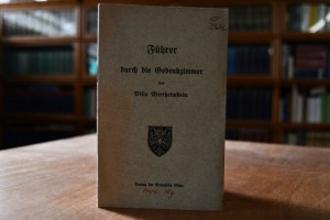 Führer durch die Gedenkzimmer der Villa Werthei...