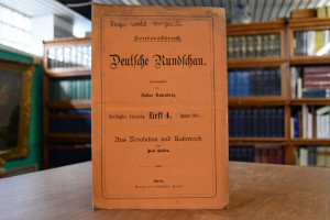 Lieterarische Rundschau, Aus Revolution und Kai...