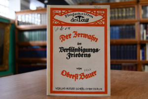 Der Irrwahn des Verständigungsfriedens.