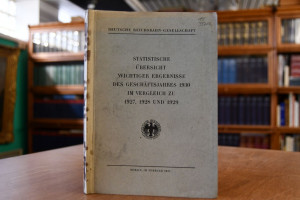 Statistische Übersicht wichtiger Ergebnisse des...