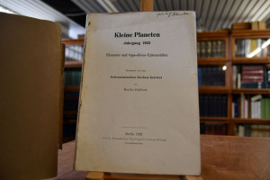 Kleine Planeten Jahrgang 1933. Elemente und Opp...