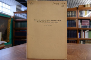 Klosterreformen im 10. und 11. Jahrhundert und ...