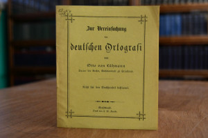 Zur Vereinfachung der deutschen Ortografi.