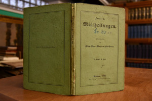 Forstwirthschaftliche Mittheilungen II. Band, 3...