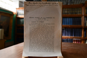 Offizielles Protokoll der k.k. Gesellschaft der...