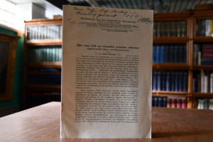 Über einen Fall von Stomatitis vesiculosa infec...