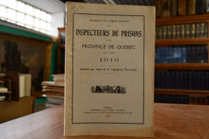 Quarantieme Rapport des Inspecteurs de Prisons ...