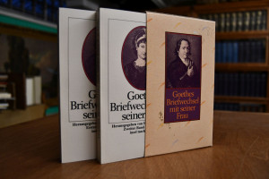 Goethes Briefwechsel mkt seiner Frau. 2 Bde. im...