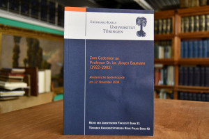 Zum Gedenken an Professor Dr.iur. Jürgen Bauman...