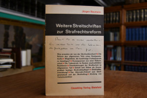 Weitere Streitschriften zur Strafrechtsreform. ...