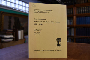 Zum Gedenken an Professor Dr.phil. Dr.iur. Eric...