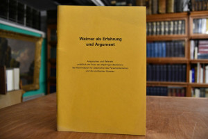 Weimar als Erfahrung und Argument.