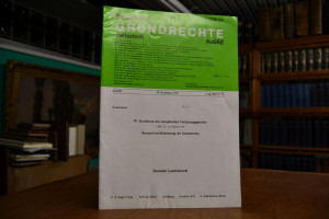 Bestand und Bedeutung der Grundrechte in der Bu...