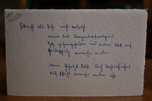 Einladungskarte des Corps Borussia zu Tübingen ...