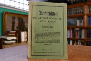 Nachrichten der Gießener Hochschulgesellschaft....