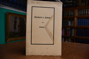 Eberhard v. Hofacker zum Gedächtnis.