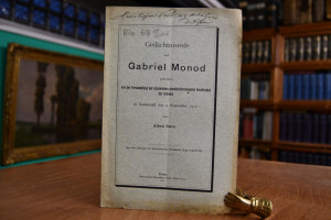 Gedächtnisrede auf Gabriel Monod gehalten vor d...
