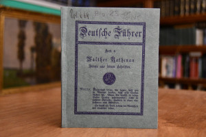 Walther Rathenau. Zitate aus seinen Schriften.