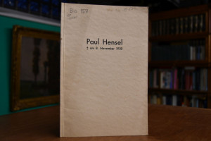 Trauerfeier für Professor Dr. Paul Hensel 11. N...