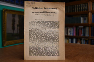 Entschiedener Protestantismus. Rede zum 70 Gebu...