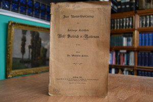 Zur Beurtheilung des Salzburger Erzbischofs Wol...