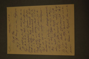 Handschriftlicher Brief an Friedrich Giese vom ...