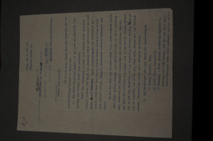 Unterschriebener, maschinenschriftlicher Brief ...