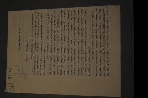 Maschinenschriftlicher, unterschriebener Brief ...