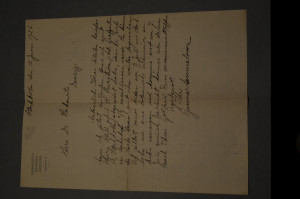 3 Briefe des schwedischen Botanikers Gunnar Sam...