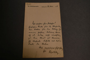 Brief des Oberbürgermeisters der Stadt Danzig H...