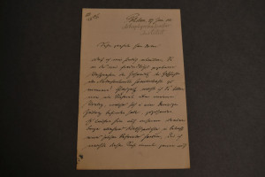 Brief des Astrophysikers und Hauptobservator am...