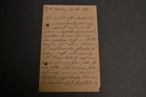 Brief des Chemikers Bernhard Rathke (1840-1923)...