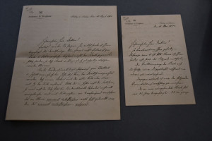 2 handschriftliche Briefe des Freiberger Bergba...