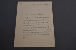 Handschriftlicher Brief des Freiberger Bergbauw...