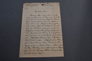 Handschriftlicher Brief des bedeutenden deutsch...