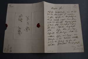 Handschriftlicher Brief von Friedrich Römer (17...