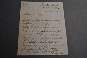 Handschriftlicher Brief des Komponisten, Pianis...