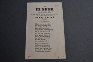 Zum Te Deum am 18. Februar 1853, als Gottes Gna...