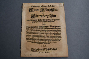 Kurtzes und einfältiges Gespräch/ Eines Pfältzi...