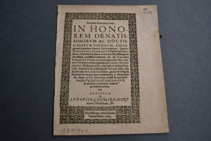 Carmen Gratulatorium, IN HONOREM ORNATISSIMORVM...