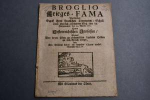 BROGLIO, Krieges-FAMA Verkündet Durch ihren Poe...