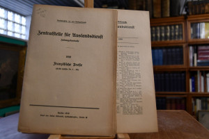 Zentralstelle für Auslandsdienst, Zeitungskontr...