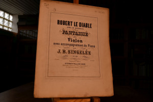 Robert le Diable. Fantaisie pour Violon avec ac...
