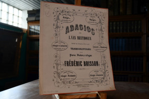 Largo. Grande Sonate de Beethoven Op. 7.