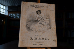 Ach wie herzig. Polka francaise für Pianoforte....