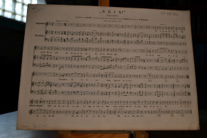 "Nein!" (Ballade.) Gedichtet von Castelli. In M...