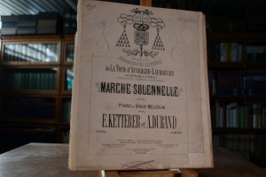 Marche Solenelle pour Piano et Orgue-Melodium. ...