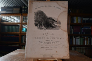 My Home! My Home is there, Ballad written by Ro...