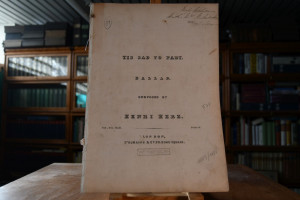 Tis sad to part, Ballad composed by Henri Herz.